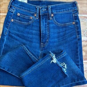 Gap “Vintage Slim High Rise” Denim Jeans! Size 26 (2) - cotton, poly & spandex